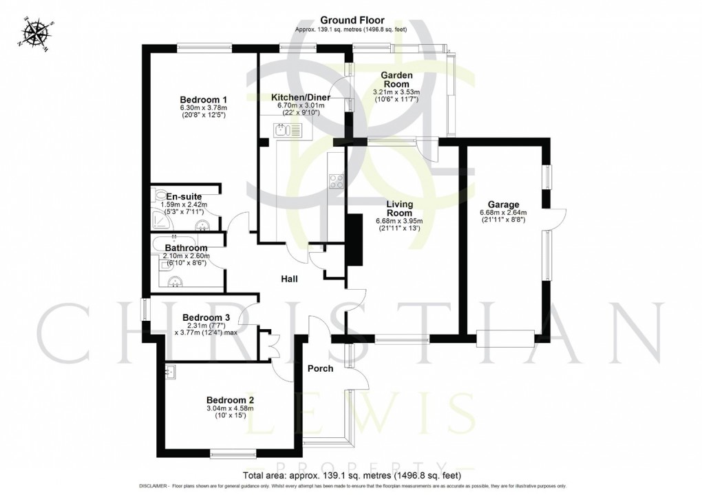 Floorplan for Upper Street, Defford, Worcester