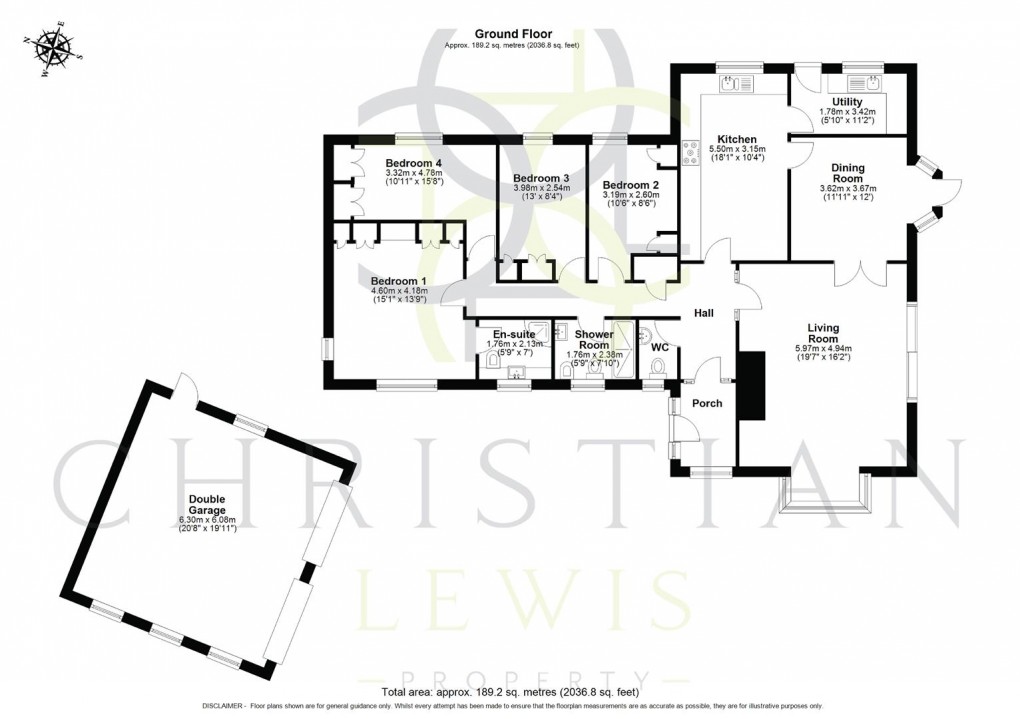 Floorplan for The Green, Pinvin