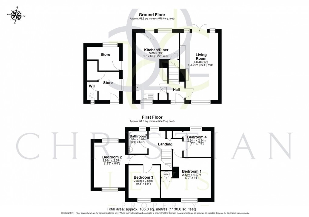 Floorplan for Battleton Road, Evesham