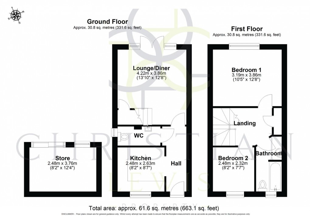 Floorplan for Meadow Road, South Littleton