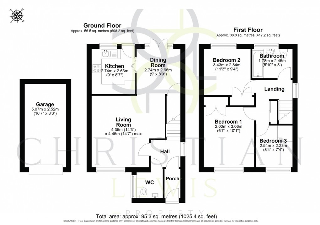Floorplan for Westbourne, Honeybourne