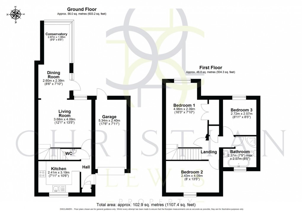 Floorplan for The Knapp, Badsey, Evesham