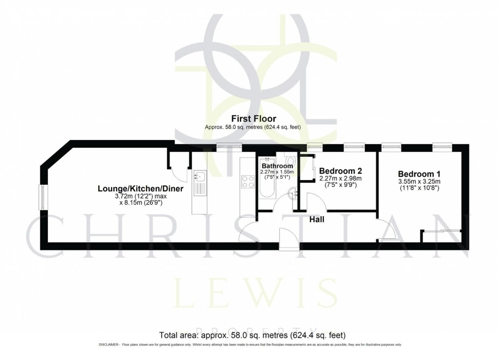 Floorplan for Oat Street, Evesham