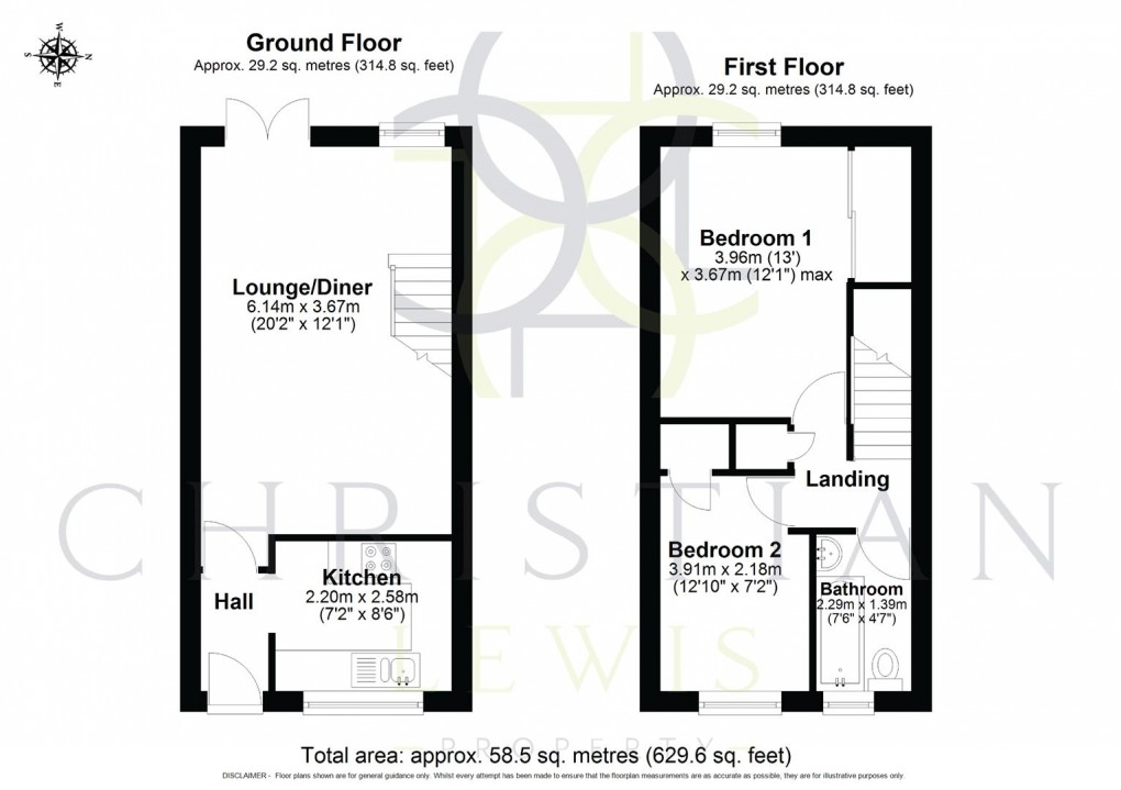 Floorplan for Forest Gate, Evesham