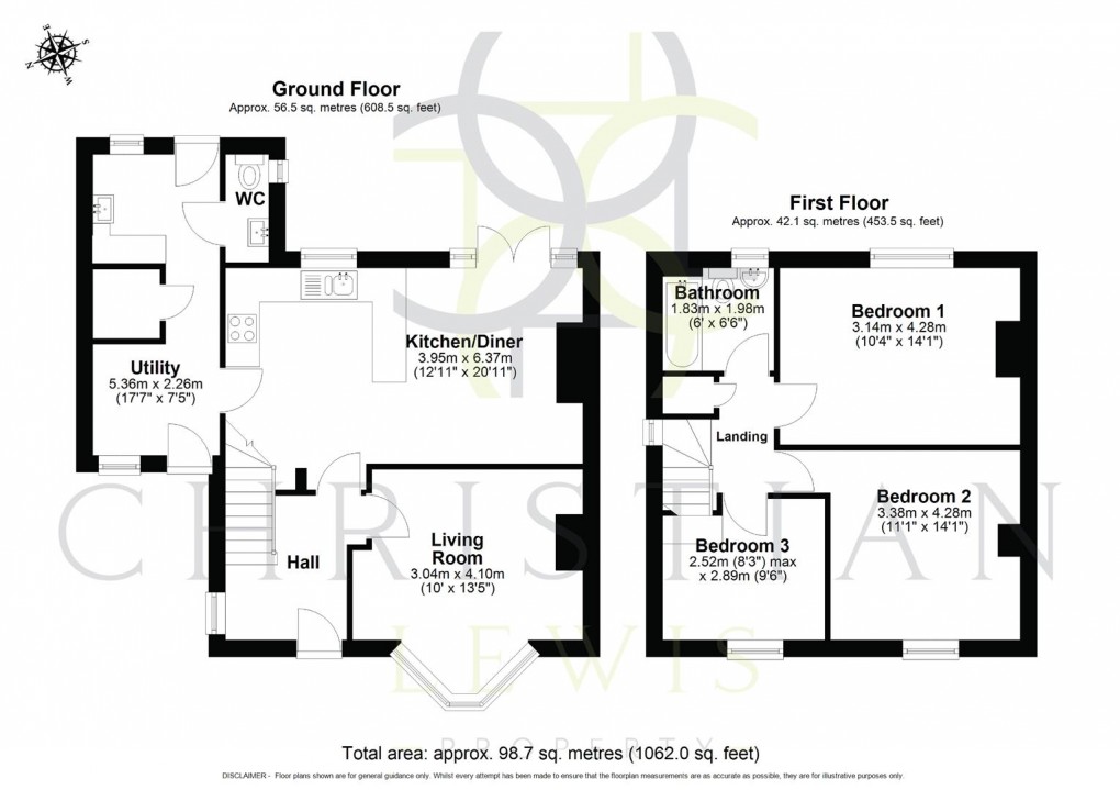 Floorplan for Burlingham Avenue, Evesham