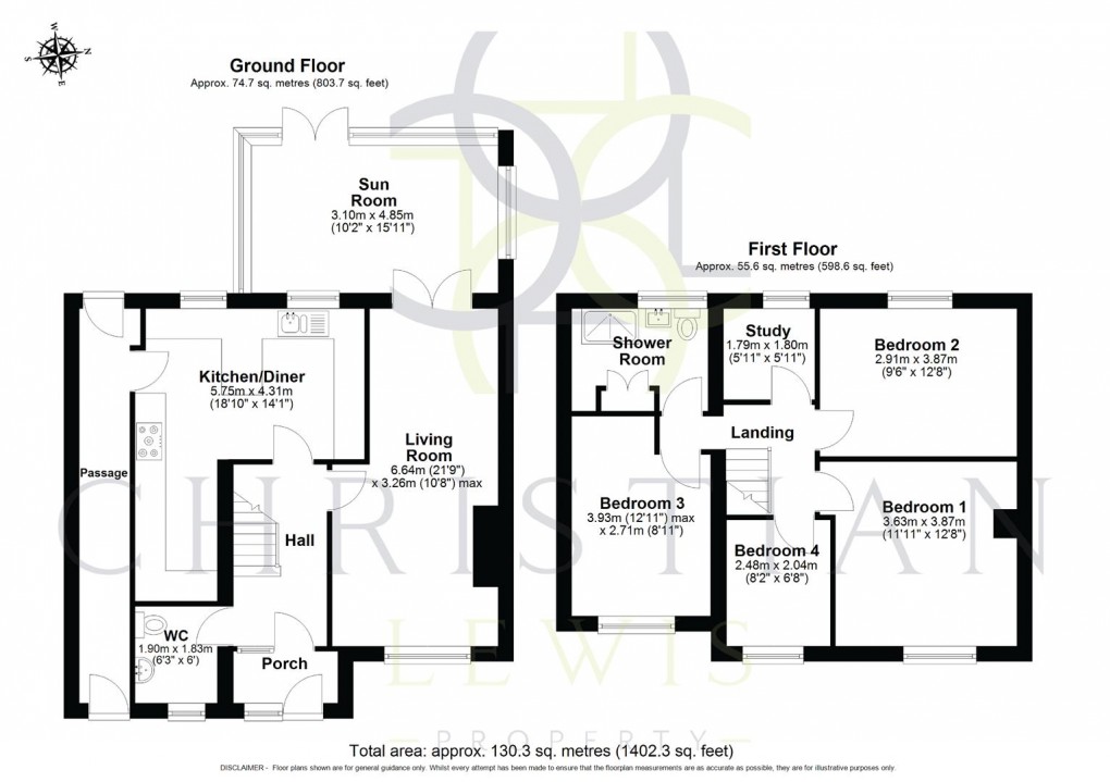 Floorplan for Willersey Road, Badsey, Evesham