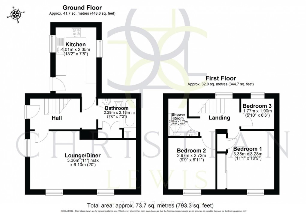 Floorplan for Fairfield Road, Evesham