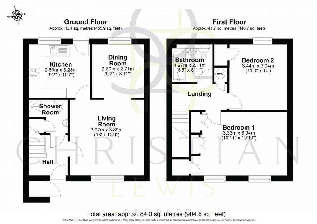 Floorplan for Kingsdale Court, Broadway