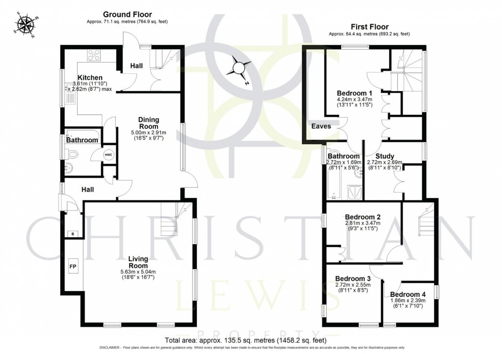 Floorplan for Atch Lench, Evesham