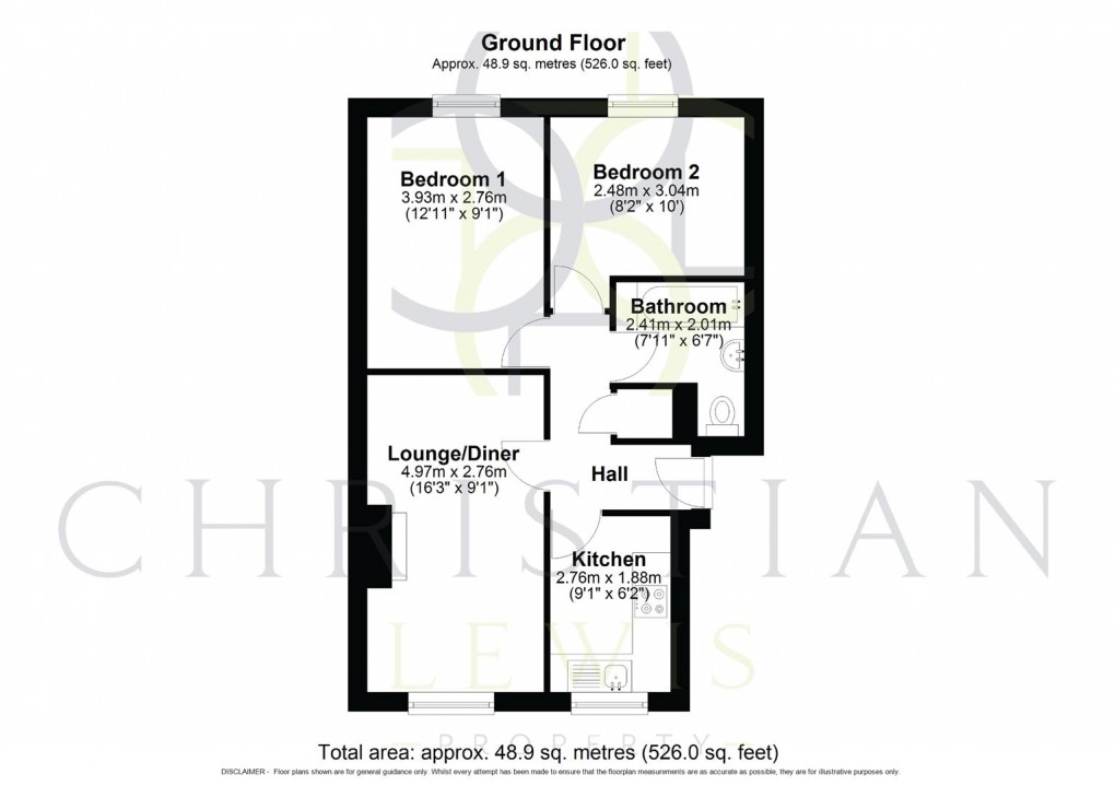 Floorplan for Old Market Court, Pershore