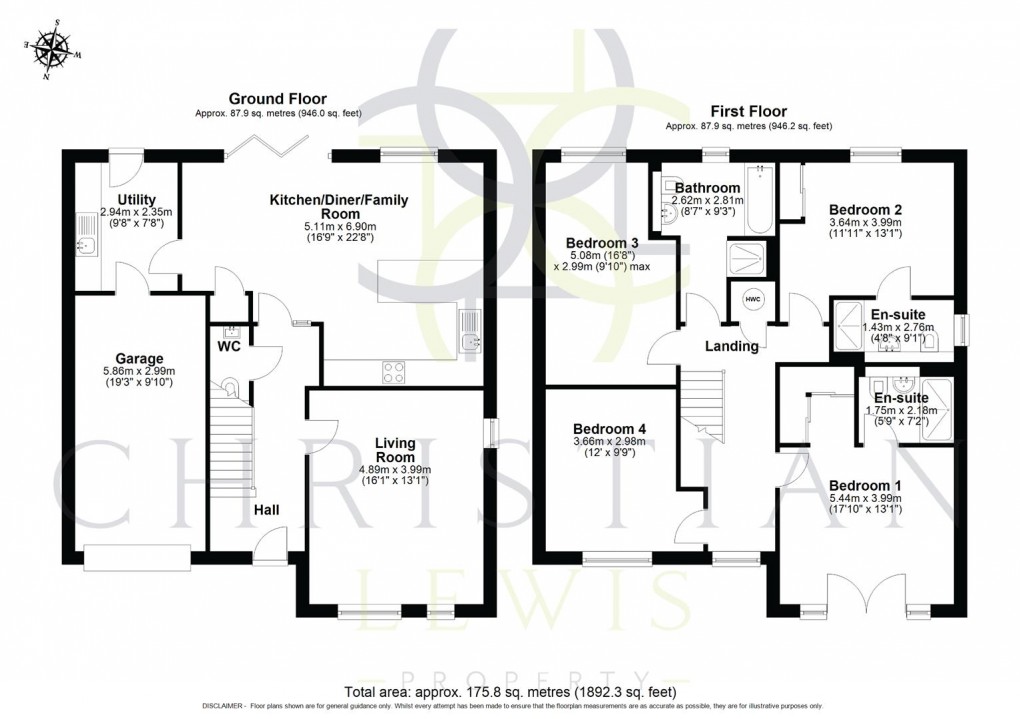 Floorplan for 22, Muntjac Drive, Stratford-upon-avon, Warwickshi