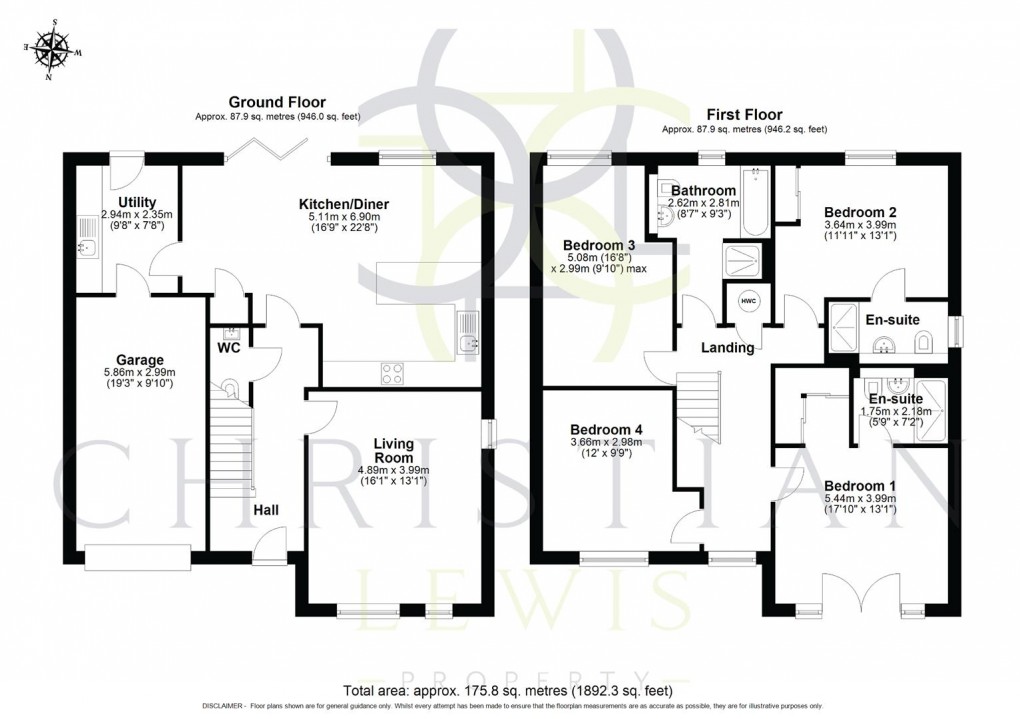 Floorplan for 22, Muntjac Drive, Stratford-upon-avon, Warwickshi