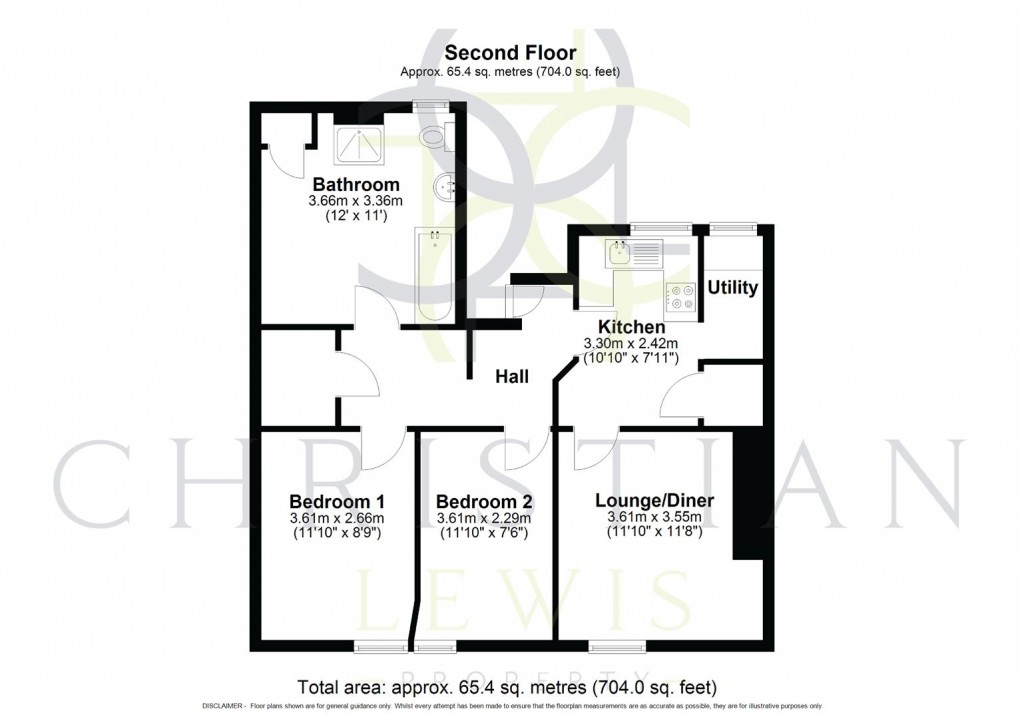 Floorplan for High Street, Pershore