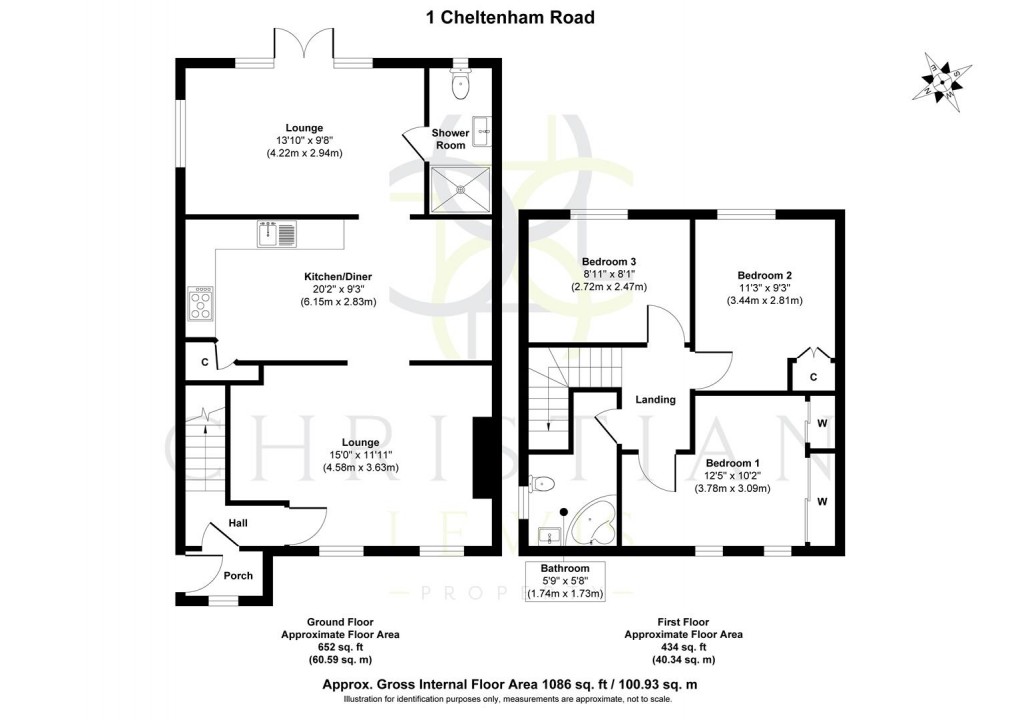 Floorplan for Cheltenham Road, Broadway