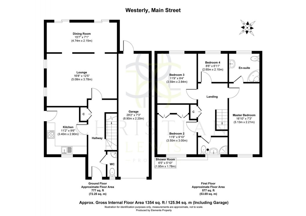 Floorplan for Main Street, Offenham, Evesham
