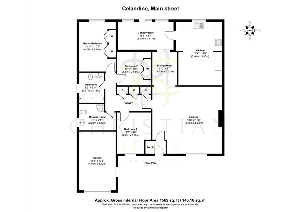 Floorplan for Main Street, Pershore