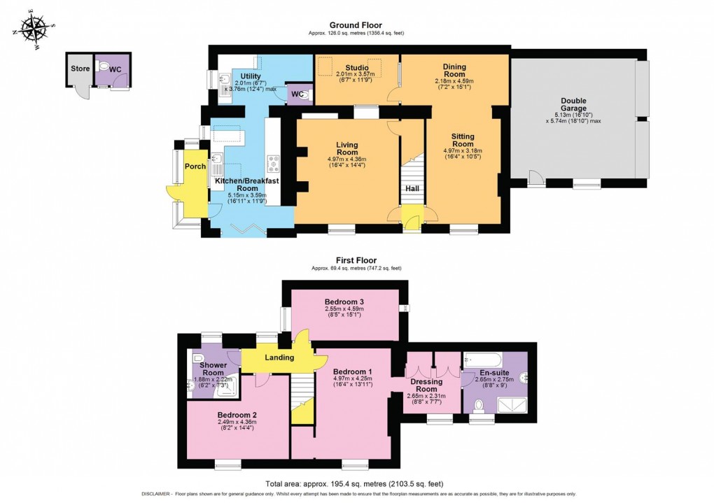 Floorplan for Blacksmiths Lane, South Littleton, Evesham