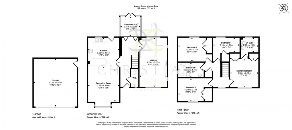 Floorplan for Shannon Way, Evesham