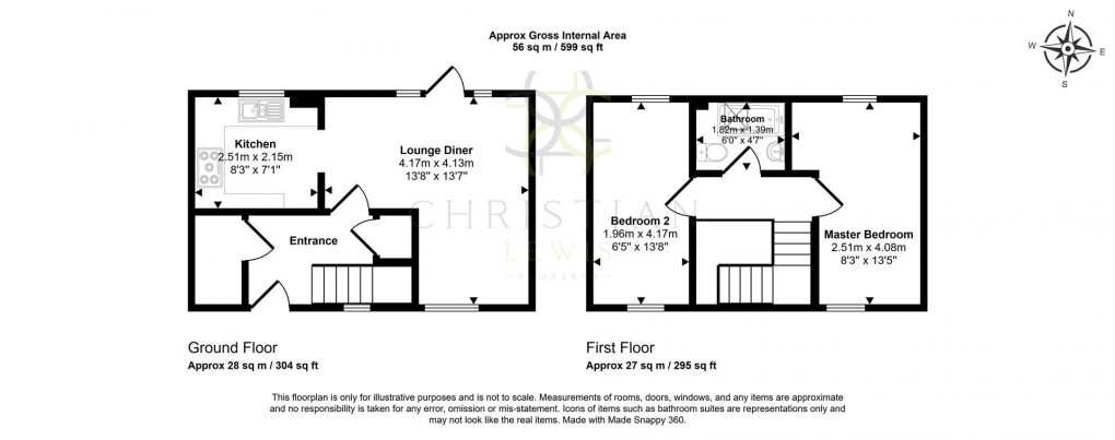 Floorplan for Church Street, Evesham