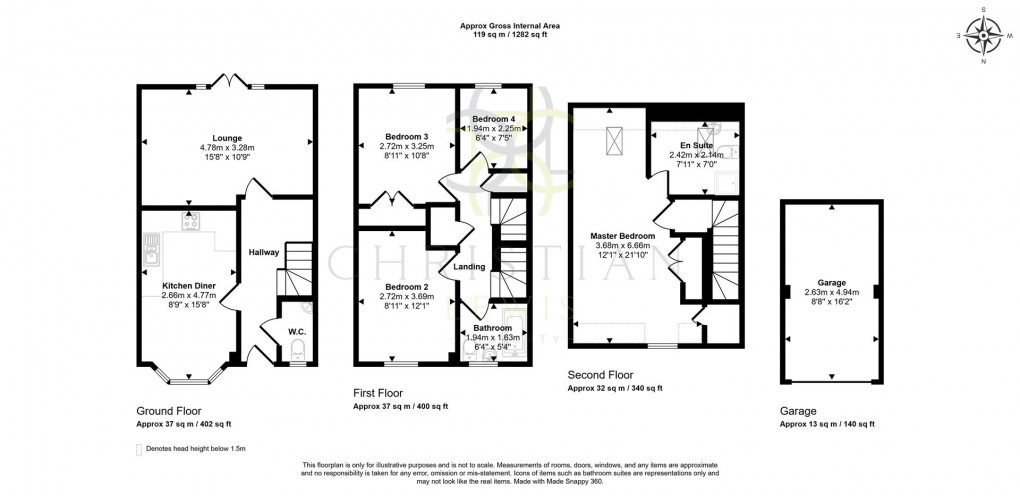 Floorplan for The Mews, Evesham