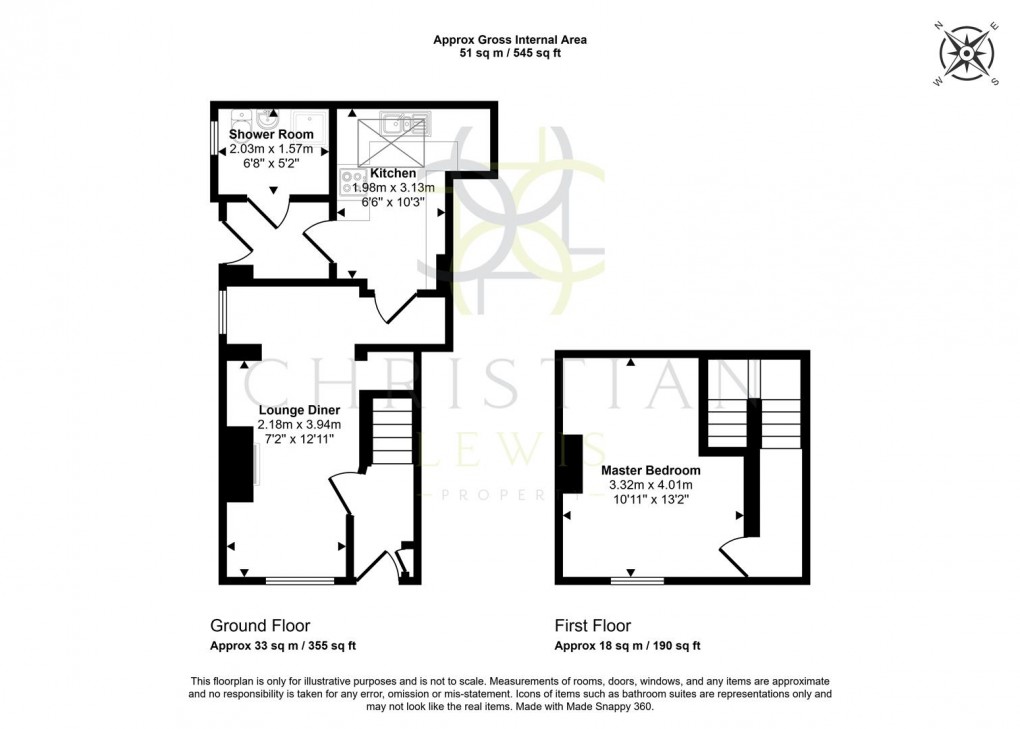 Floorplan for Priest Lane, Pershore