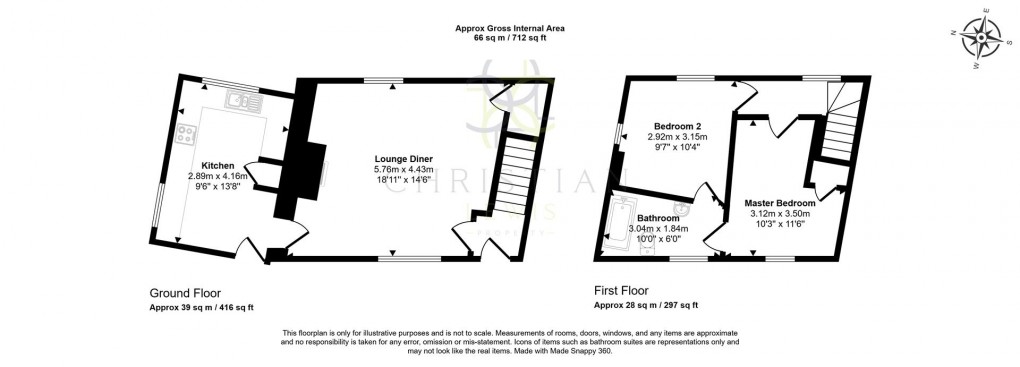 Floorplan for The Green, Broadway