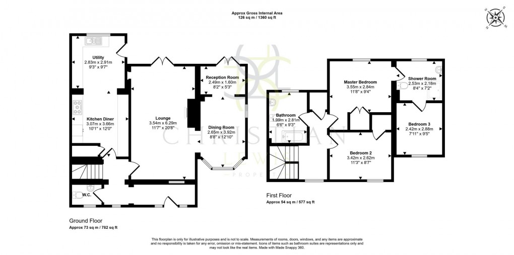 Floorplan for Cheltenham Road, Broadway