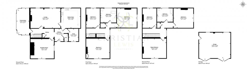 Floorplan for Morton Wood Lane, Abbots Morton, Worcester