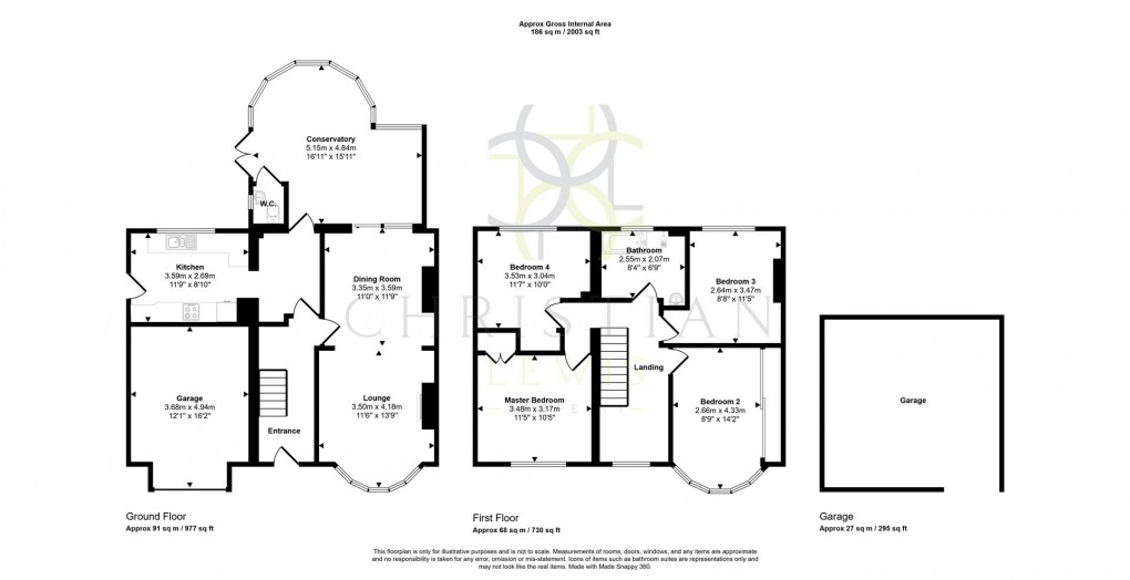 Floorplan for Weston Road, Bretforton
