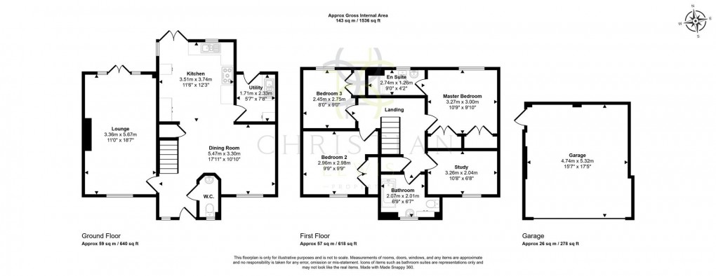 Floorplan for Tamar Place, Evesham