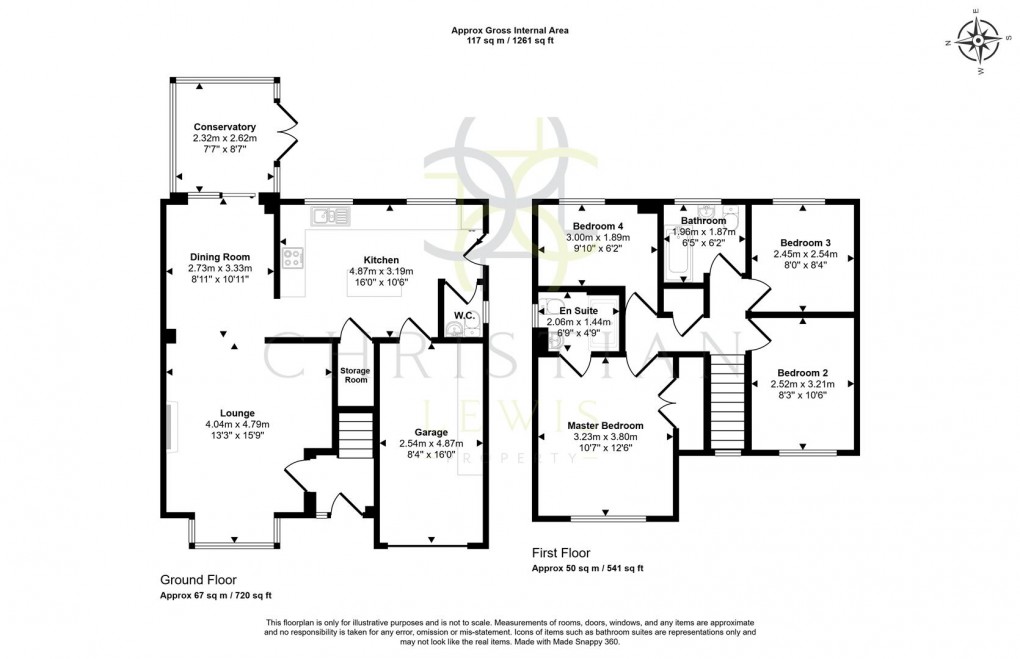 Floorplan for Lavender Walk, Evesham