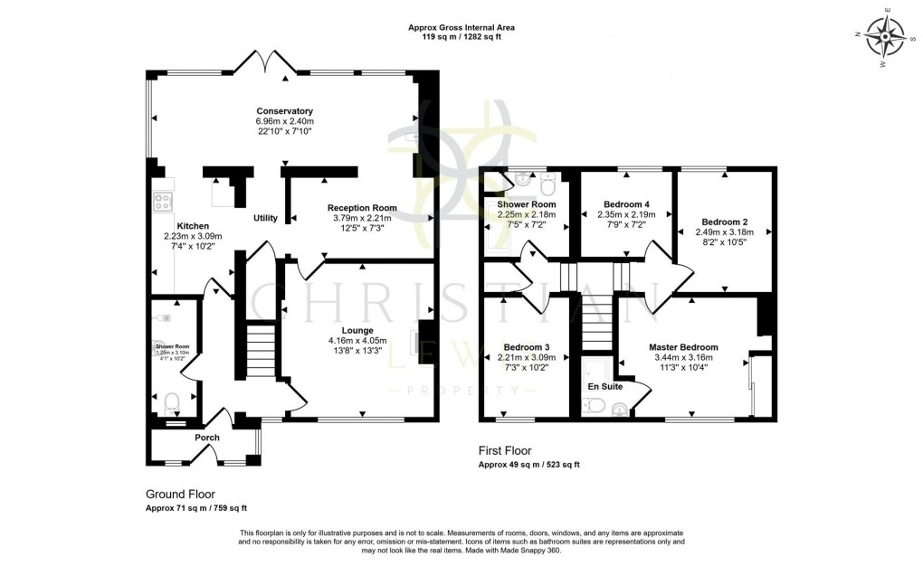 Floorplan for Leamington Road, Broadway