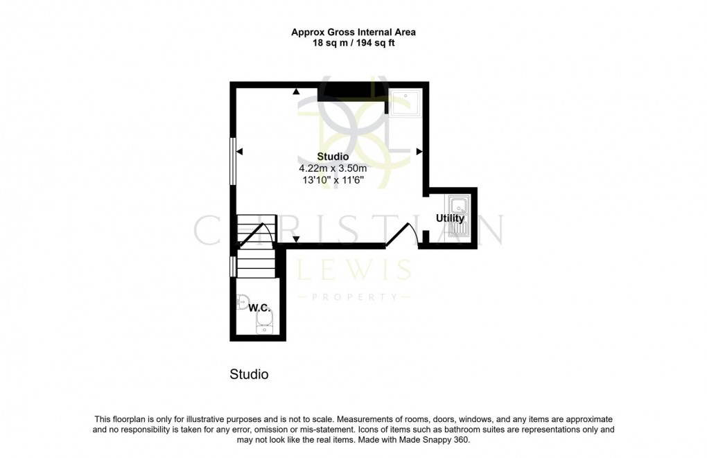 Floorplan for High Street, Evesham