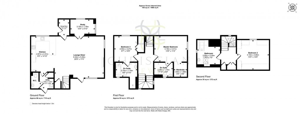 Floorplan for High Street, Blockley, Moreton-In-Marsh