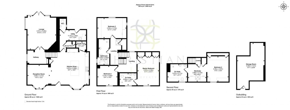 Floorplan for High Street, Blockley, Moreton-In-Marsh