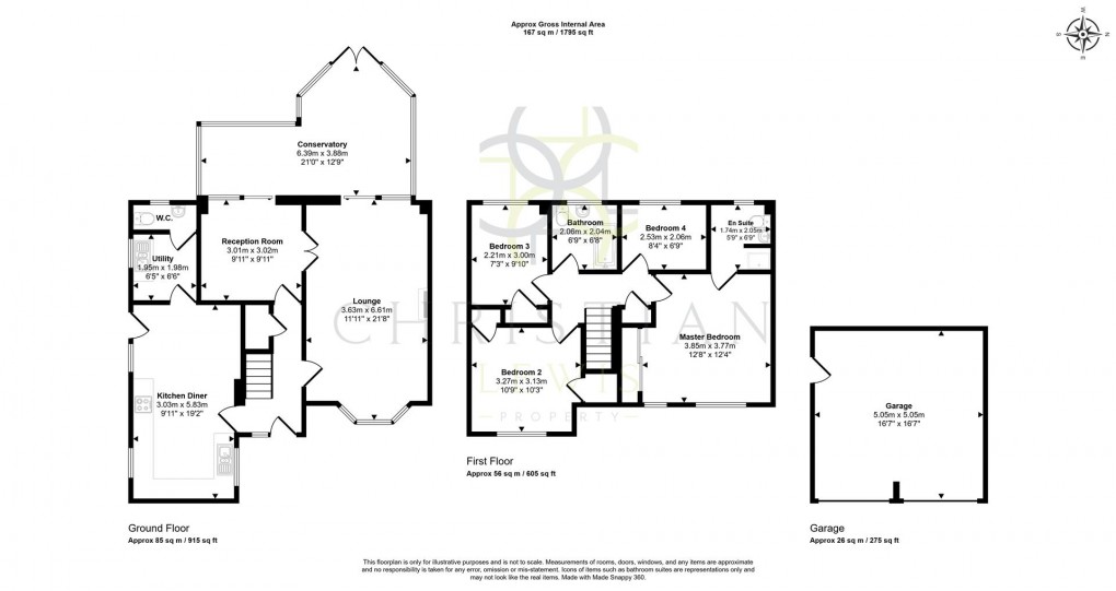 Floorplan for Lavender Walk, Evesham