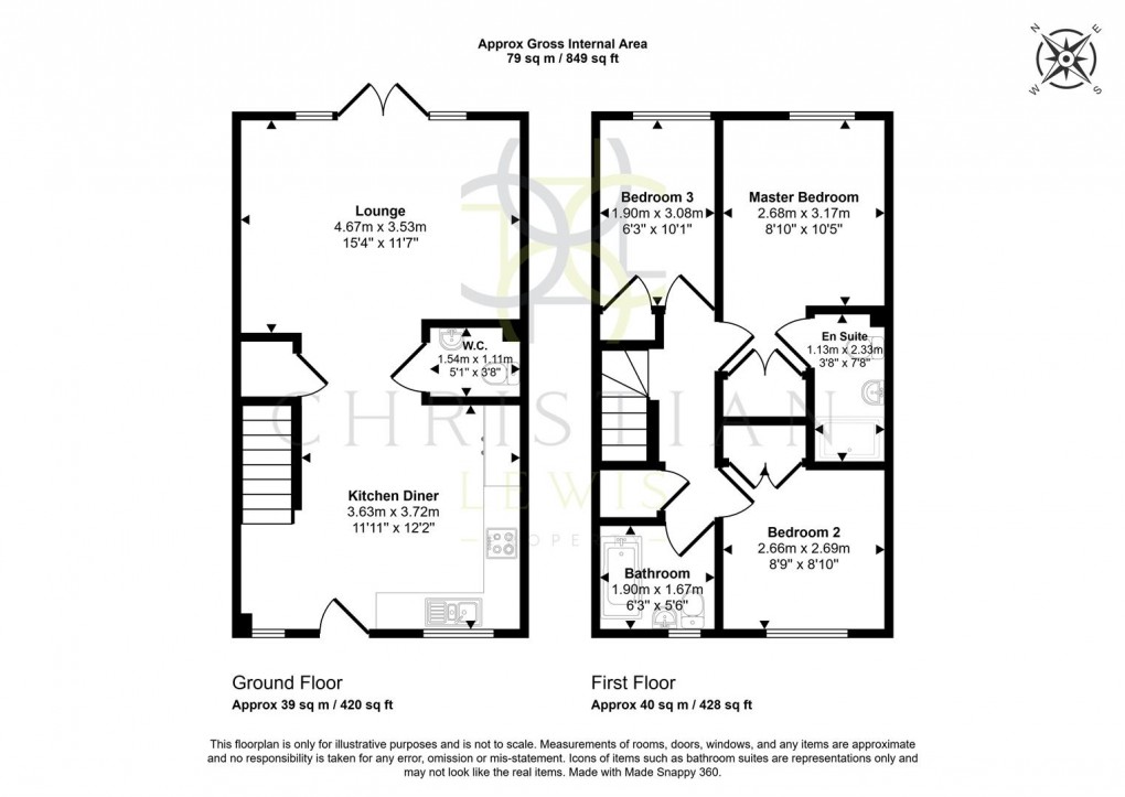 Floorplan for Norval Road, South Littleton