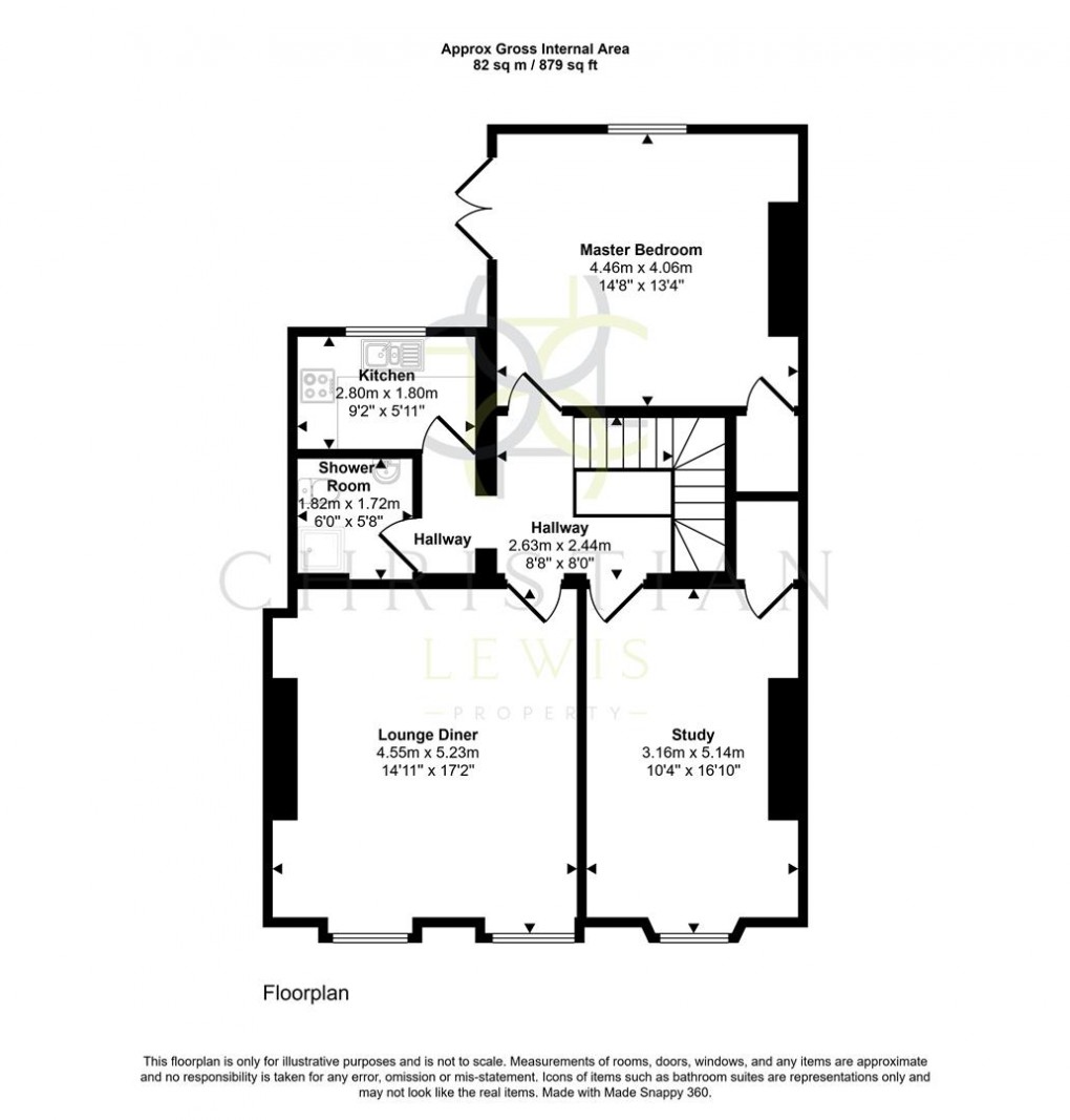 Floorplan for Port Street, Evesham
