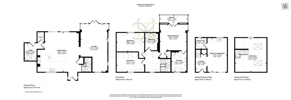 Floorplan for Elmley Road, Ashton-Under-Hill, Evesham