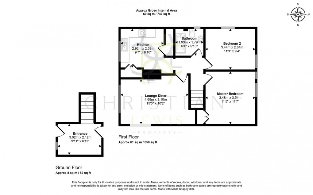 Floorplan for Main Street, Evesham