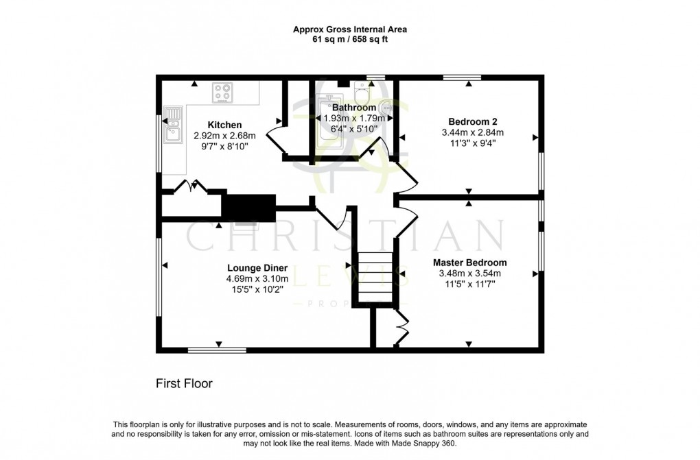 Floorplan for Main Street, Evesham