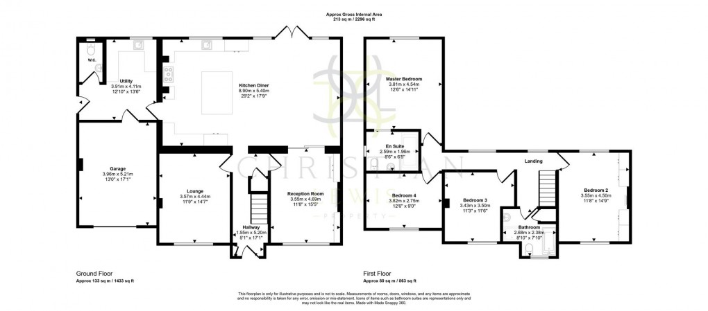 Floorplan for Elm Road, Evesham