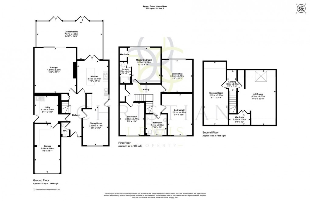 Floorplan for Cheltenham Road, Evesham