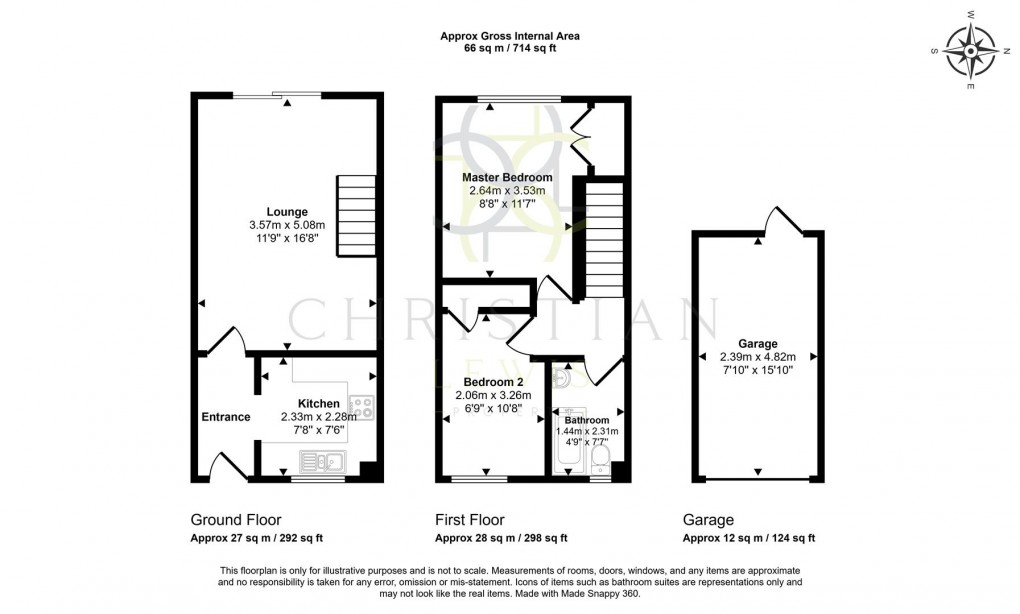 Floorplan for St. Davids Drive, Evesham