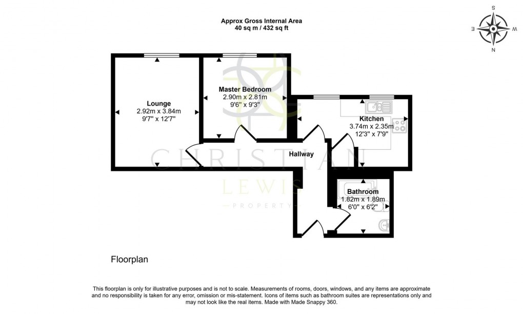 Floorplan for Kings Road, Evesham