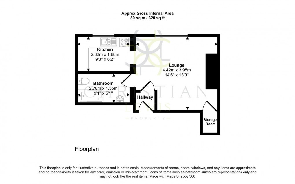 Floorplan for Port Street, Evesham