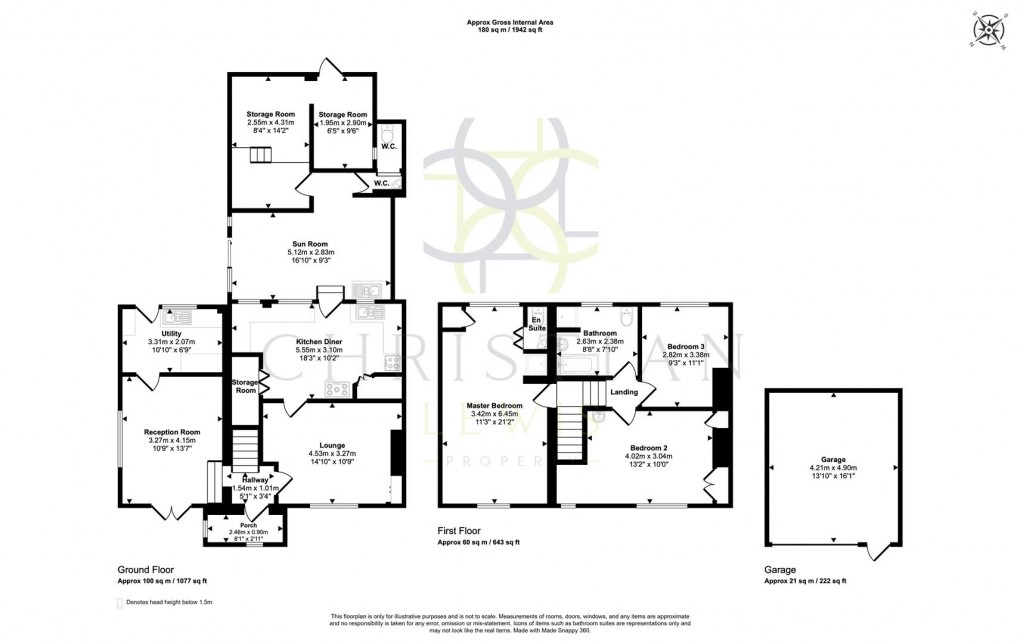 Floorplan for Elmley Road, Ashton-Under-Hill, Evesham