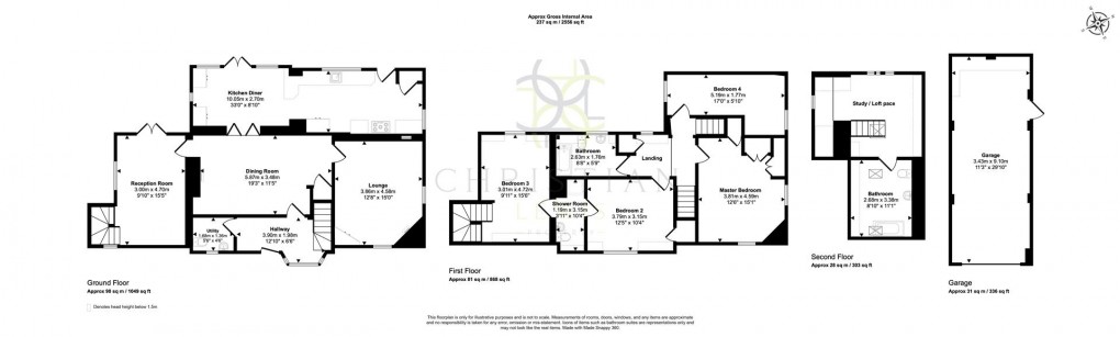 Floorplan for Main Street, Bretforton, Evesham
