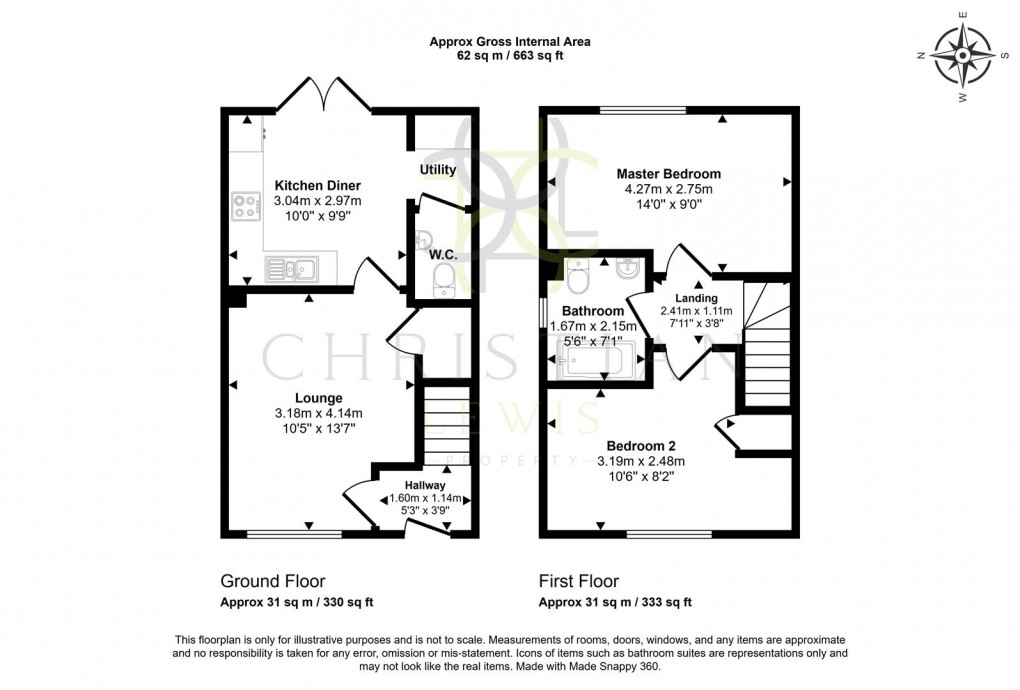Floorplan for University Fields, Evesham