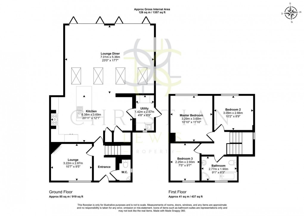 Floorplan for Smallbrook Road, Broadway